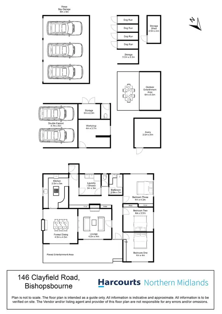Floorplan of Homely house listing, 146 Clayfield Road, Bishopsbourne TAS 7301