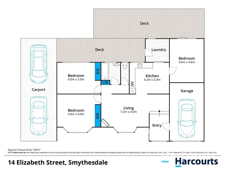 Floorplan of Homely house listing, 14 Elizabeth Street, Smythesdale VIC 3351