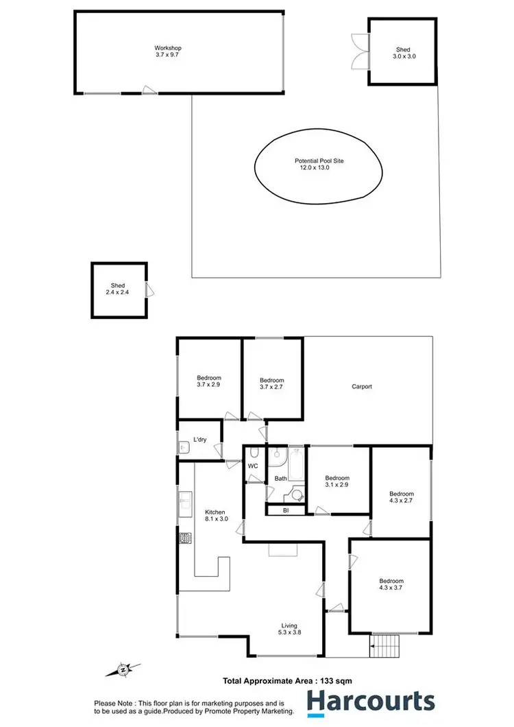 Floorplan of Homely house listing, 107 Derwent Park Road, Lutana TAS 7009