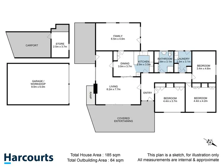 Floorplan of Homely house listing, 183 Glen Huon Road, Huonville TAS 7109