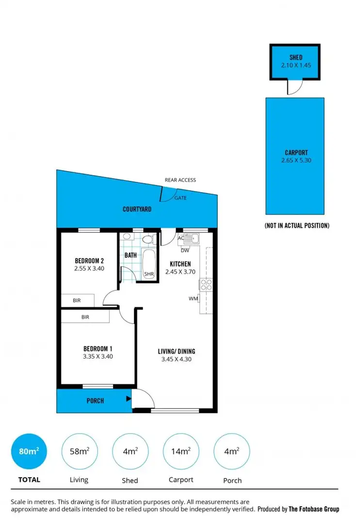 Floorplan of Homely unit listing, 3/31 Arnold Street, Underdale SA 5032