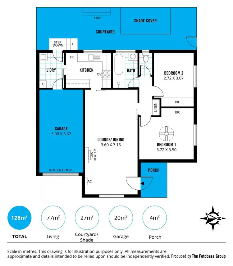 Floorplan of Homely unit listing, 1/11 Lorraine Avenue, Clarence Park SA 5034
