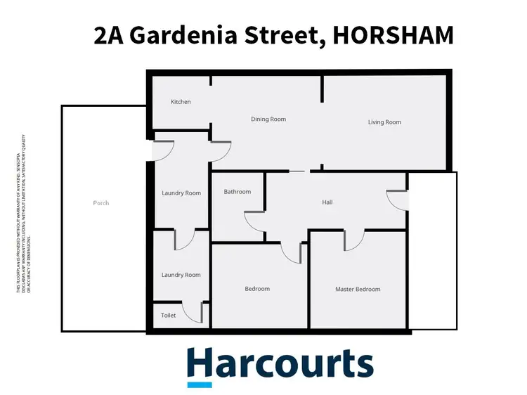 Floorplan of Homely house listing, 2A Gardenia Street, Horsham VIC 3400