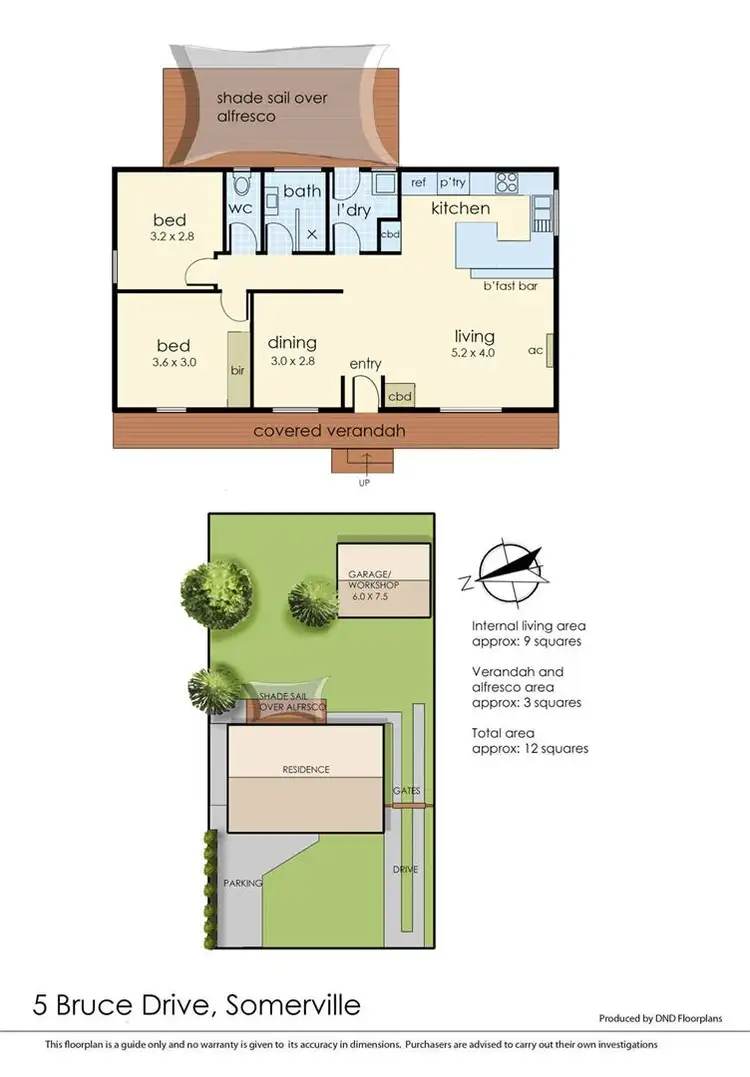 Floorplan of Homely house listing, 5 Bruce Drive, Somerville VIC 3912