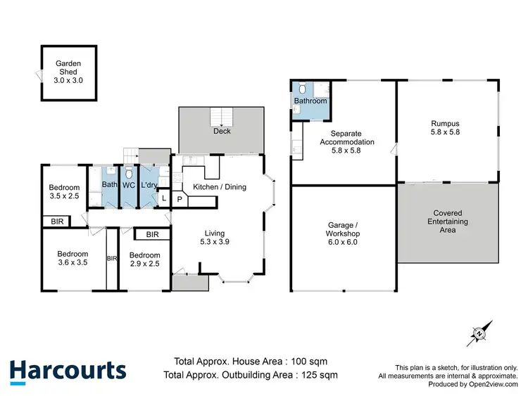 Floorplan of Homely house listing, 57 Van Morey Road, Margate TAS 7054