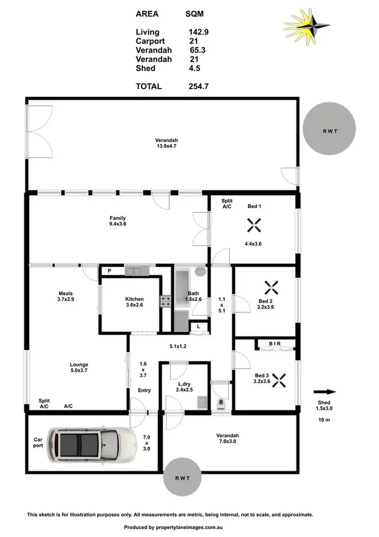 Floorplan of Homely house listing, 19 Winklebury Road, Elizabeth Vale SA 5112