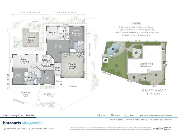 Floorplan of Homely house listing, 7 Drift Away Court, Robina QLD 4226