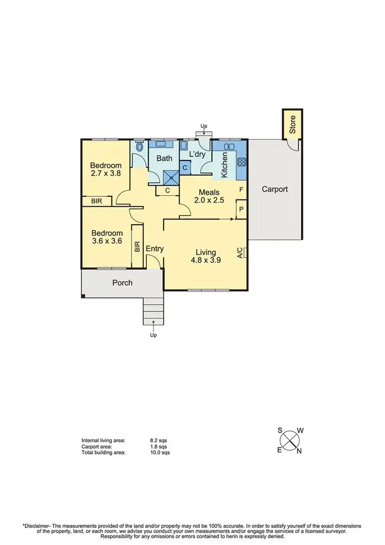Floorplan of Homely unit listing, 2/45 Grice Avenue, Mount Eliza VIC 3930