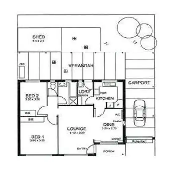 Floorplan of Homely unit listing, 9/15, Hazel Road, Salisbury East SA 5109