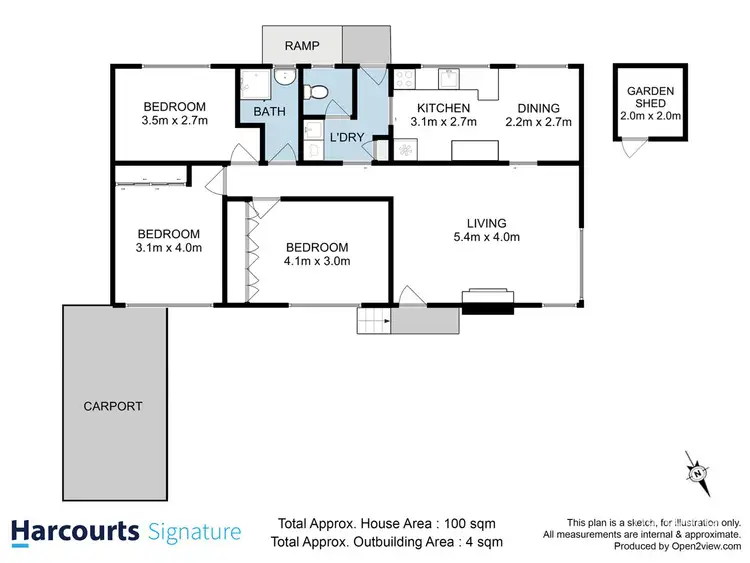 Floorplan of Homely house listing, 78 Malunna Road, Lindisfarne TAS 7015