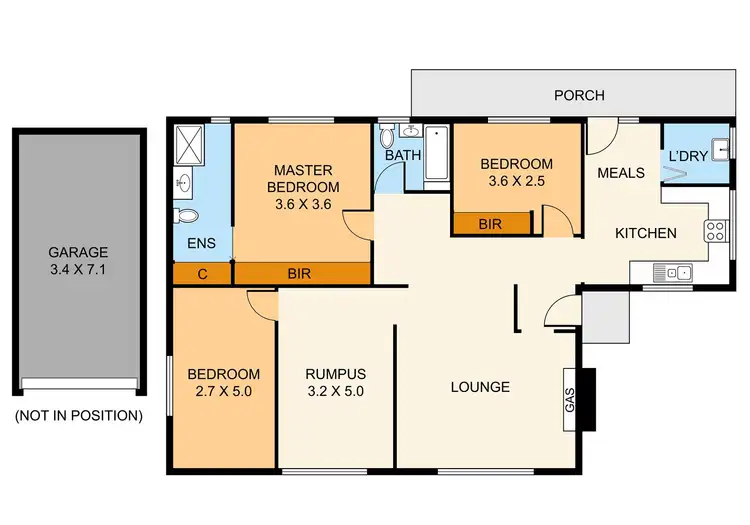 Floorplan of Homely house listing, 44 Elm Street, Bayswater VIC 3153