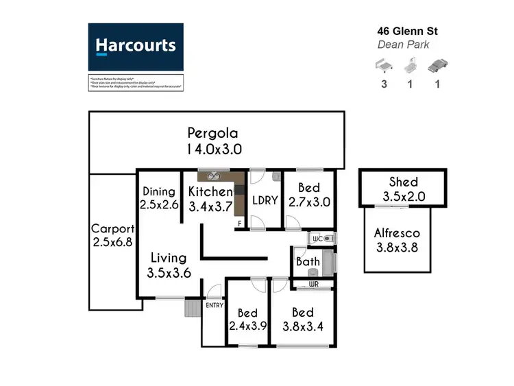 Floorplan of Homely house listing, 46 Glenn Street, Dean Park NSW 2761