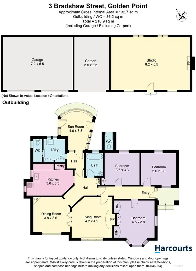 Floorplan of Homely house listing, 3 Bradshaw Street, Golden Point VIC 3350