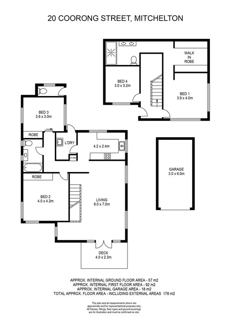 Floorplan of Homely house listing, 20 Coorong Street, Mitchelton QLD 4053