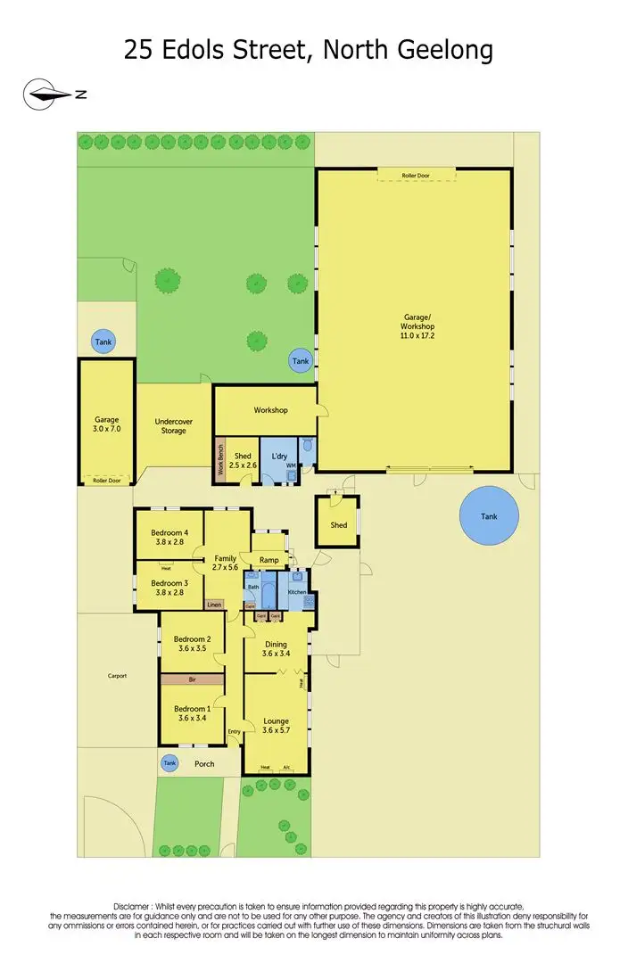 Floorplan of Homely house listing, 25 Edols Street, North Geelong VIC 3215