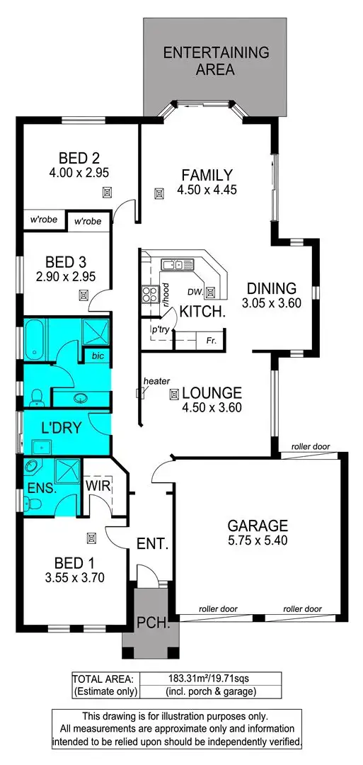 Floorplan of Homely house listing, 26 Sophia Way, Andrews Farm SA 5114