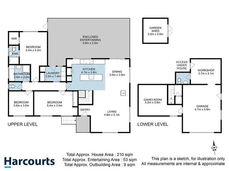 Floorplan of Homely house listing, 19 Calder Crescent, Blackmans Bay TAS 7052