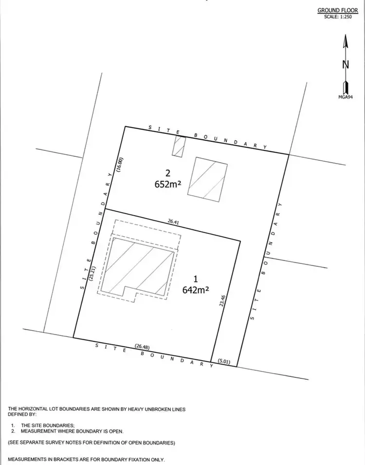 Floorplan of Homely land listing, 2/44 Malcombe Street, Longford TAS 7301