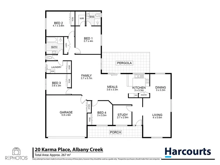 Floorplan of Homely house listing, 20 Karma Place, Albany Creek QLD 4035