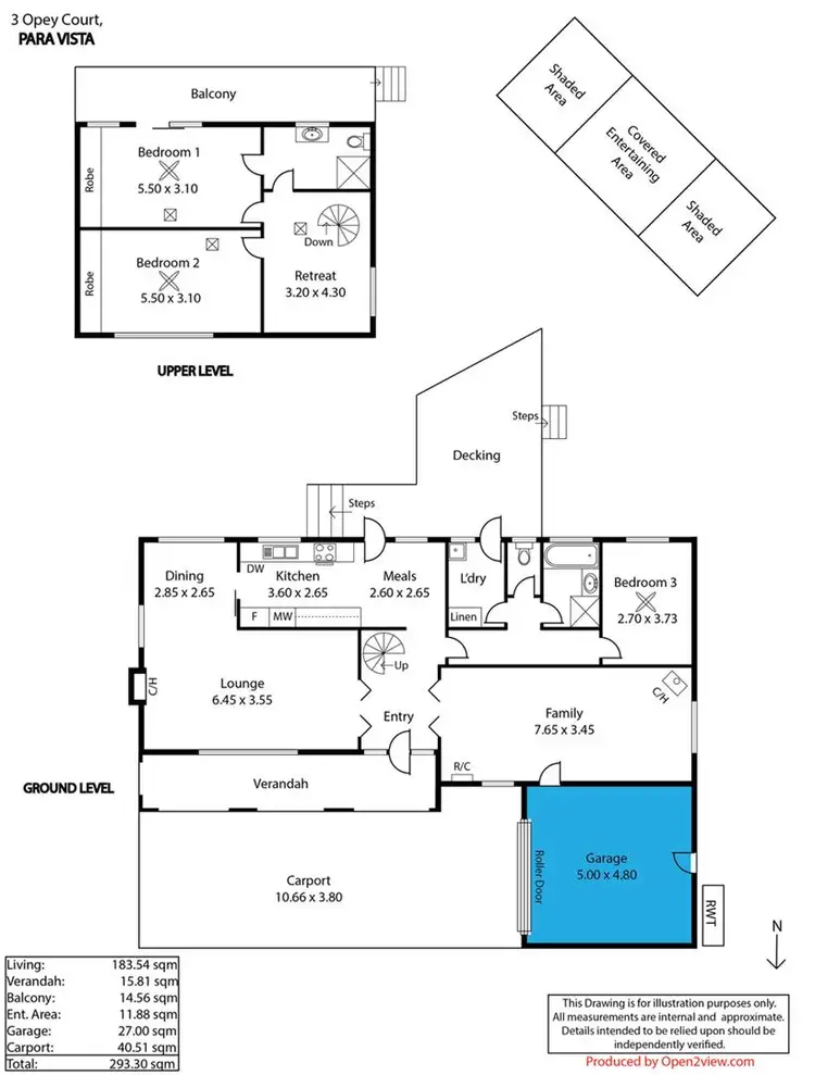 Floorplan of Homely house listing, 3 Opey Court, Para Vista SA 5093