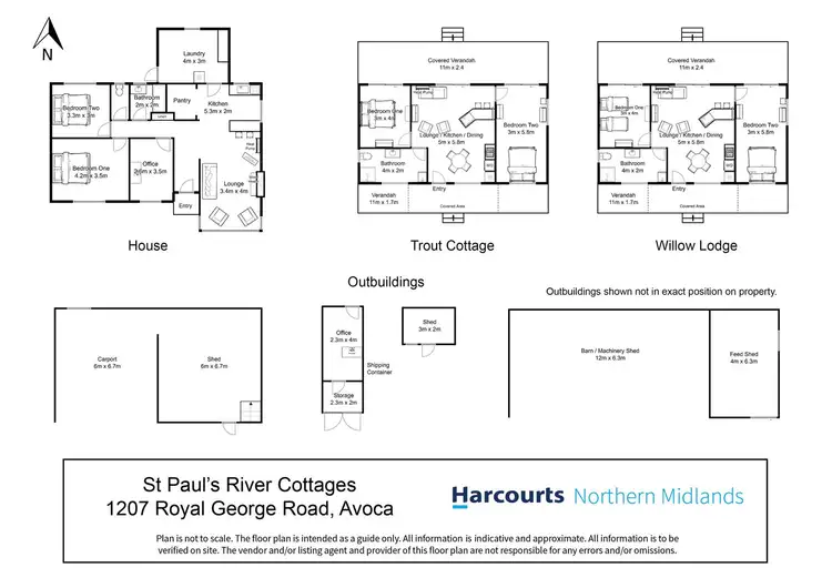 Floorplan of Homely house listing, 1207 Royal George Road, Avoca TAS 7213