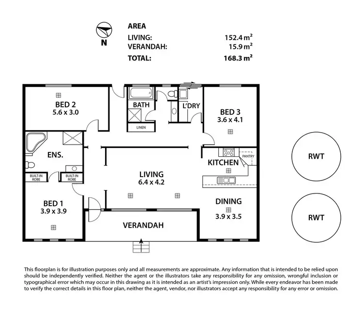 Floorplan of Homely rural property listing, 51 Conners Road, Swan Reach SA 5354