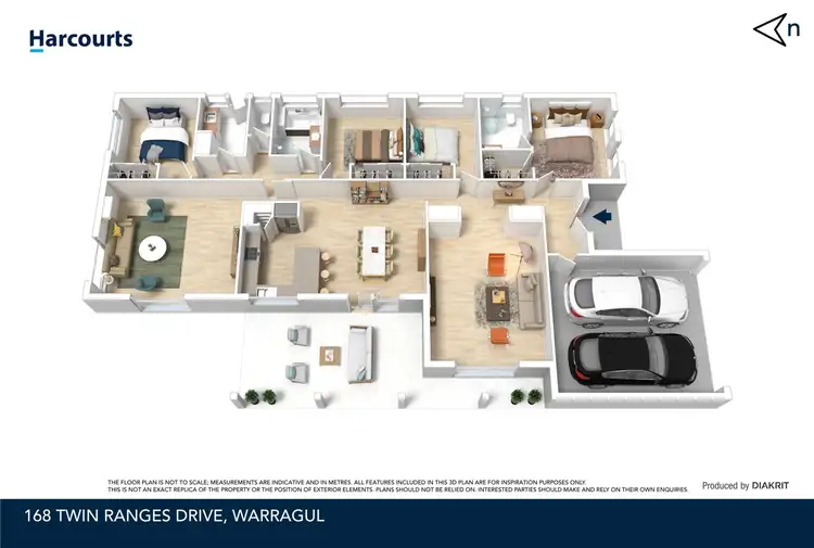 Floorplan of Homely house listing, 168 Twin Ranges Drive, Warragul VIC 3820