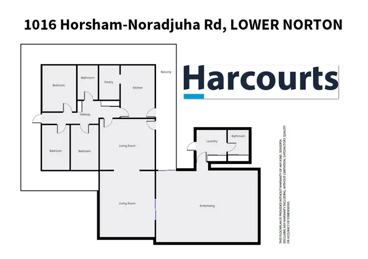 Floorplan of Homely house listing, 1016 Horsham-Noradjuha Road, Lower Norton VIC 3401
