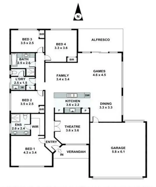 Floorplan of Homely house listing, 64 Vancouver Parade, Wanneroo WA 6065