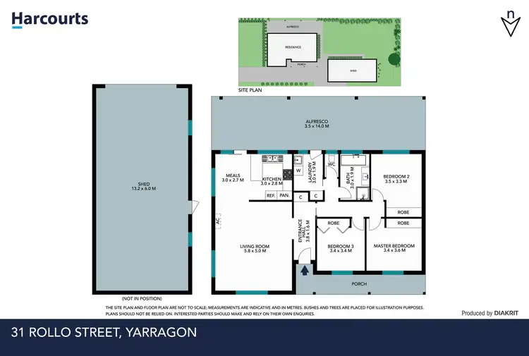 Floorplan of Homely house listing, 31 Rollo Street, Yarragon VIC 3823