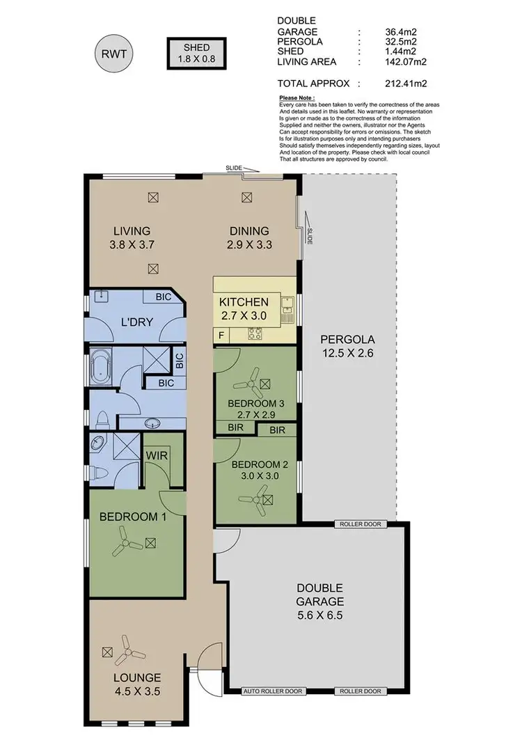 Floorplan of Homely house listing, 42 West Parkway, Mount Barker SA 5251