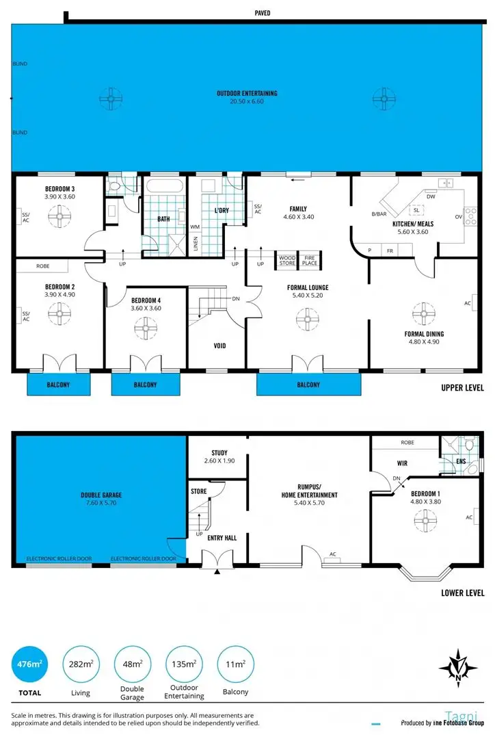 Floorplan of Homely house listing, 10 Redbank Close, Happy Valley SA 5159