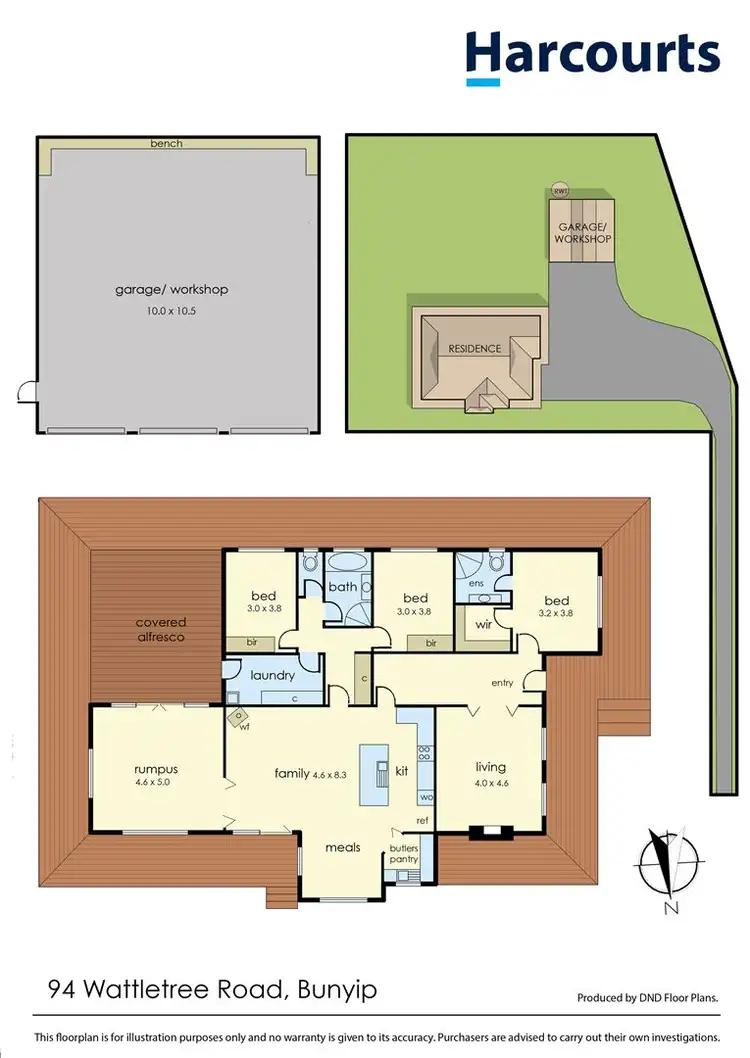 Floorplan of Homely house listing, 94C Wattletree Road, Bunyip VIC 3815