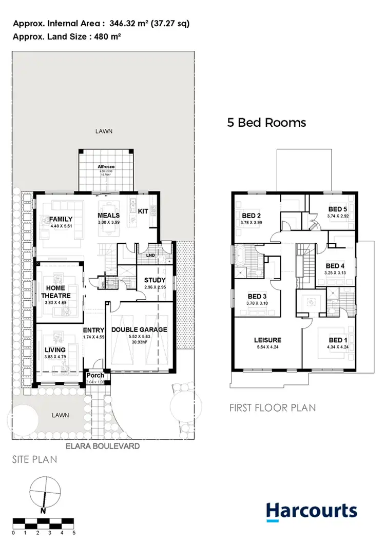 Floorplan of Homely house listing, 175 Elara Boulevard, Marsden Park NSW 2765