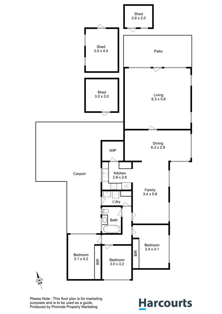 Floorplan of Homely house listing, 69 Native Corners Road, Campania TAS 7026