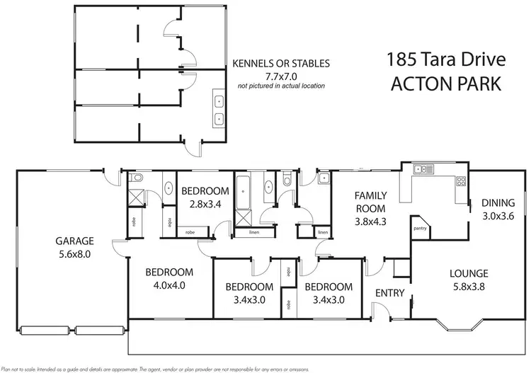 Floorplan of Homely house listing, 185 Tara Drive, Acton Park TAS 7170