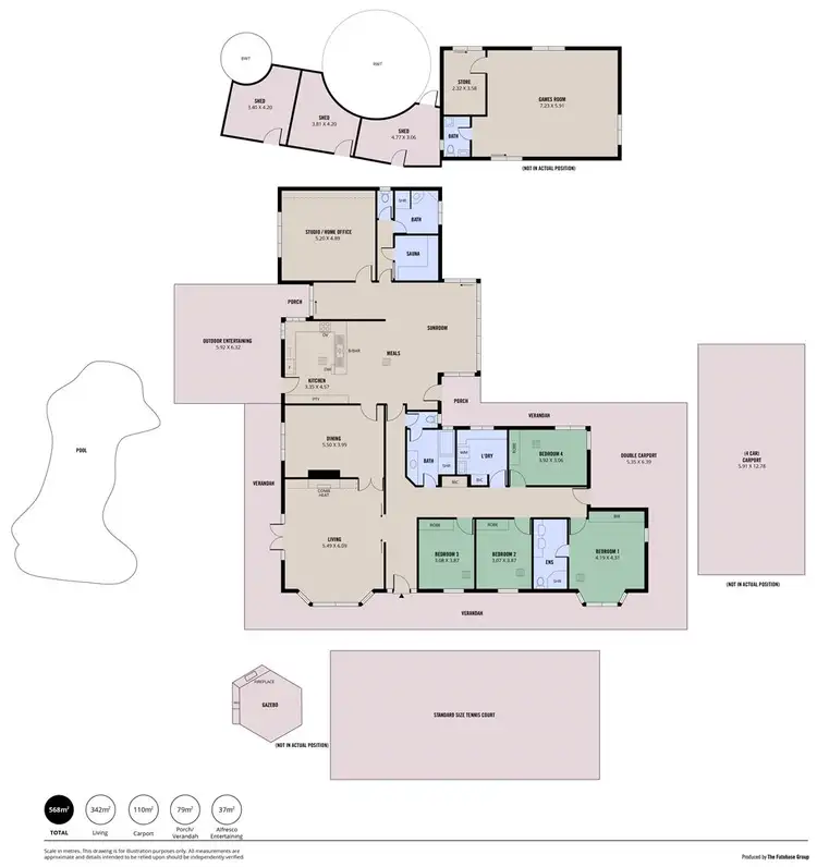 Floorplan of Homely house listing, 22 Pound Road, Macclesfield SA 5153