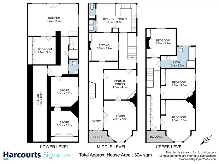 Floorplan of Homely house listing, 16 Goulburn Street, Hobart TAS 7000