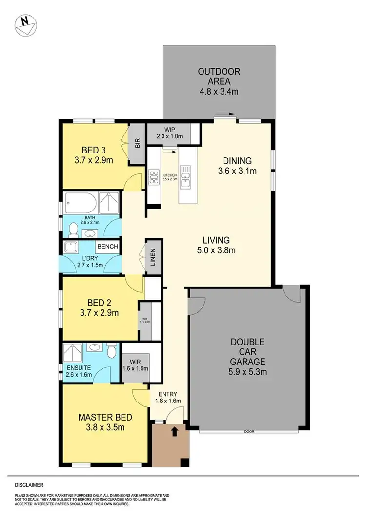 Floorplan of Homely house listing, 129 Birdwood Avenue, Sebastopol VIC 3356