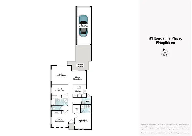 Floorplan of Homely house listing, 31 Kondalilla Place, Fitzgibbon QLD 4018