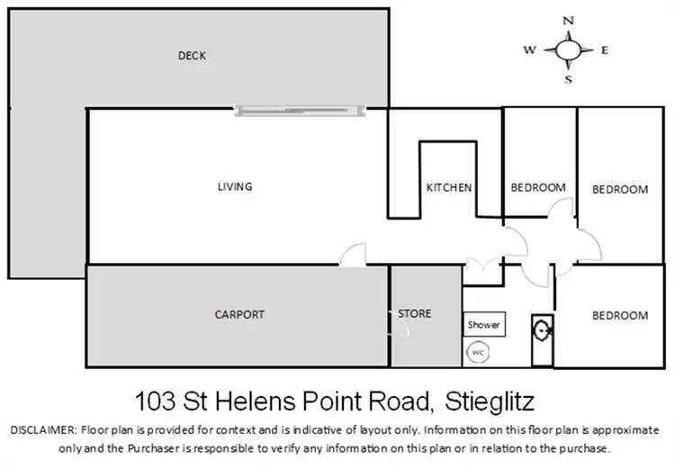 Floorplan of Homely house listing, 103 St Helens Point Road, Stieglitz TAS 7216