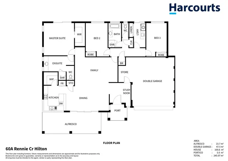 Floorplan of Homely house listing, 60A Rennie Crescent, Hilton WA 6163