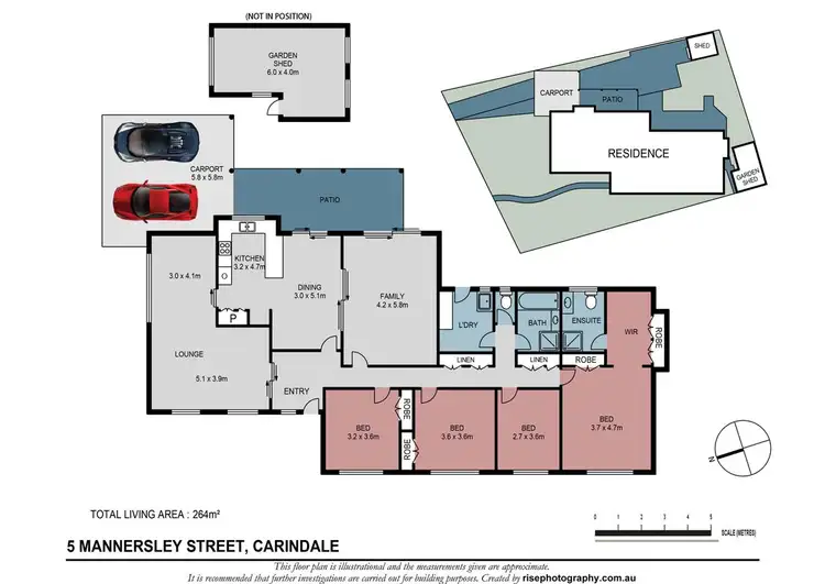 Floorplan of Homely house listing, 5 Mannersley Street, Carindale QLD 4152