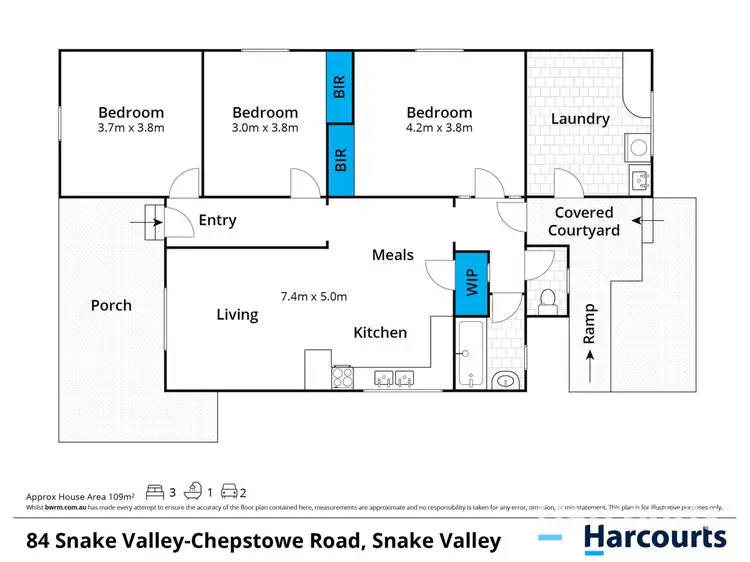 Floorplan of Homely house listing, 84 Snake Valley-Chepstowe Road, Snake Valley VIC 3351