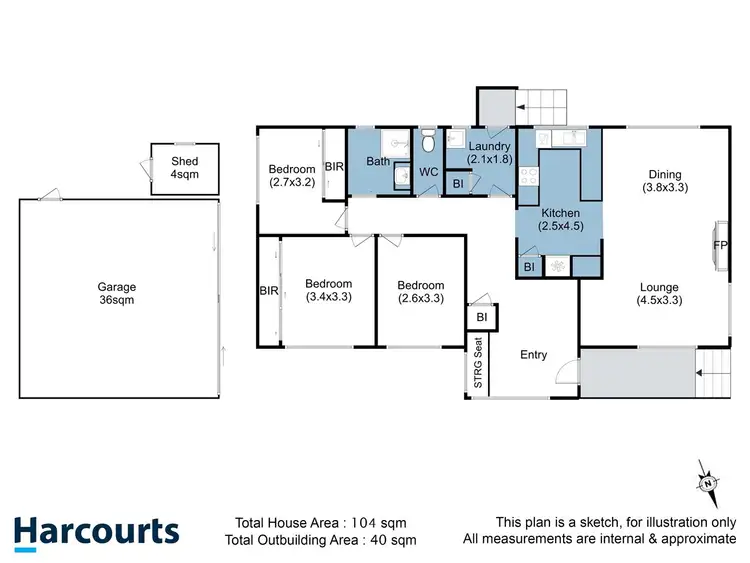 Floorplan of Homely house listing, 12 Lucas Street, Howrah TAS 7018