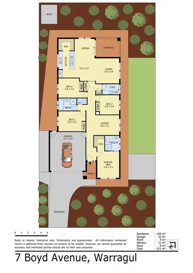 Floorplan of Homely house listing, 7 Boyd Avenue, Warragul VIC 3820