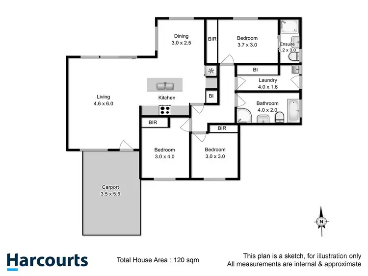 Floorplan of Homely unit listing, 2/11 Nash Street, Sorell TAS 7172