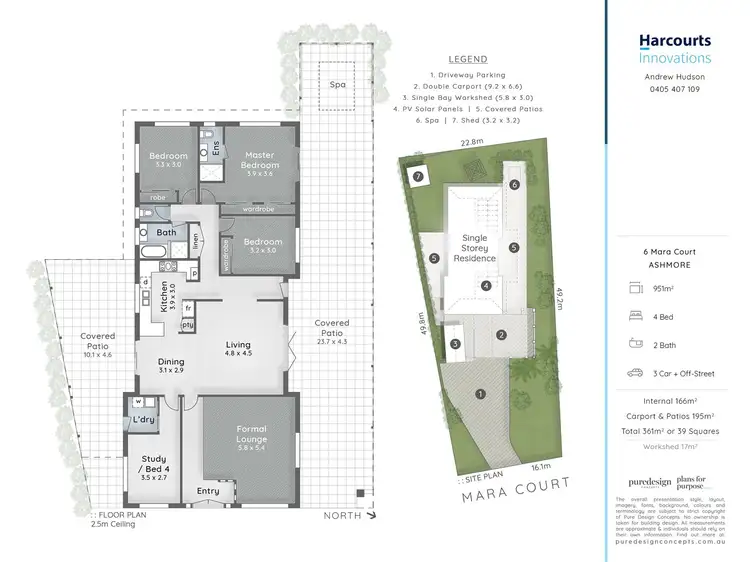 Floorplan of Homely house listing, 6 Mara court, Ashmore QLD 4214