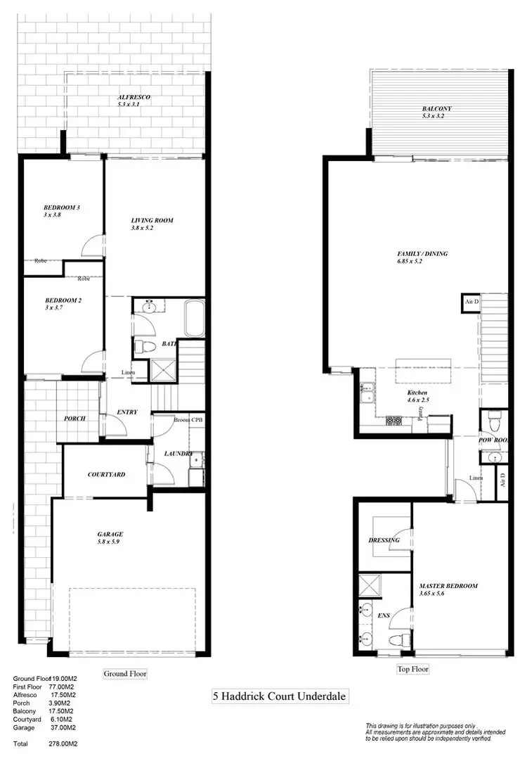 Floorplan of Homely house listing, 5 Haddrick Court, Underdale SA 5032