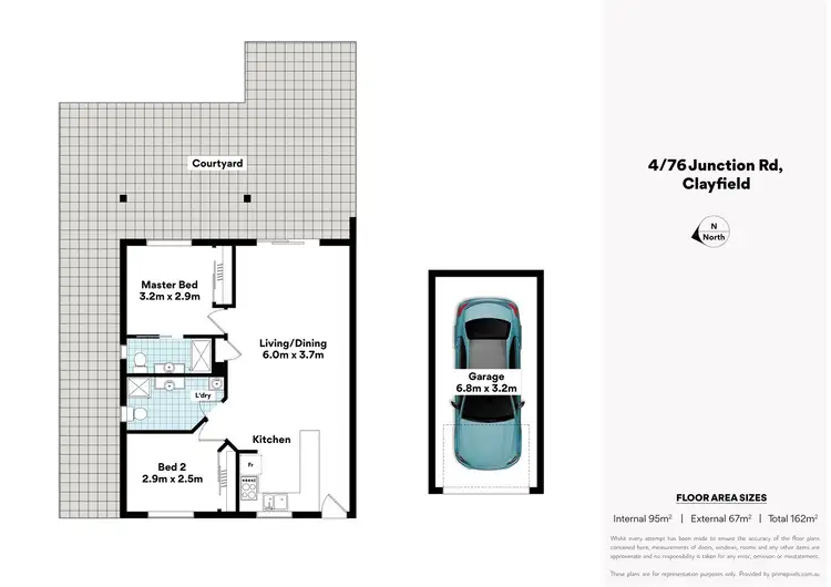 Floorplan of Homely unit listing, 4/76 Junction Road, Clayfield QLD 4011